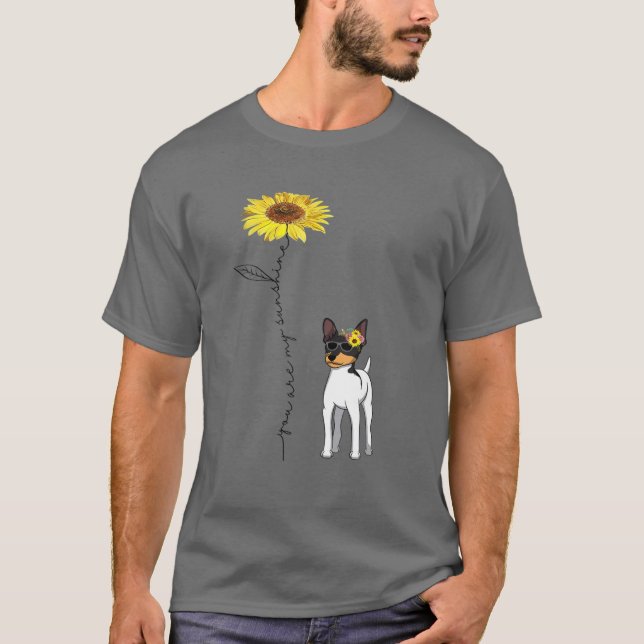 Leksak Fox Terrier, mina vänner, min solskin T Shirt (Framsida)