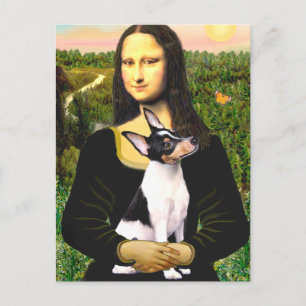Leksak Fox Terrier - Mona Lisa Vykort