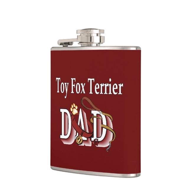 Leksak Fox Terrier Pappa-gåvor Fickplunta (Vänster)