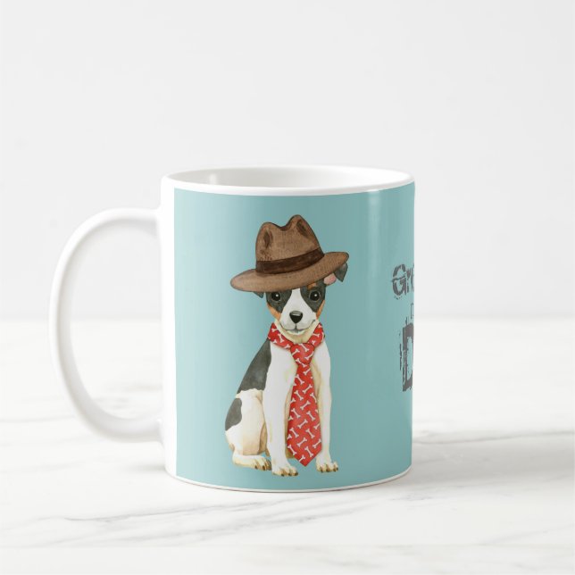 Leksak Fox Terrier Pappa Kaffemugg (Vänster)
