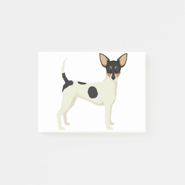 Leksak Fox Terrier Post-it Block (Framsida)