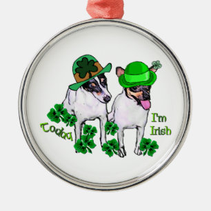 Leksak Fox Terrier St Pattys Julgransprydnad Metall