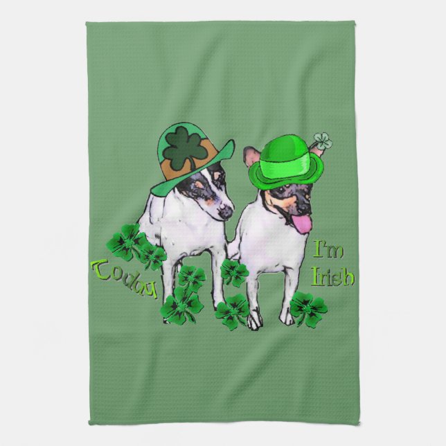 Leksak Fox Terrier St Pattys Kökshandduk (Vertikal)