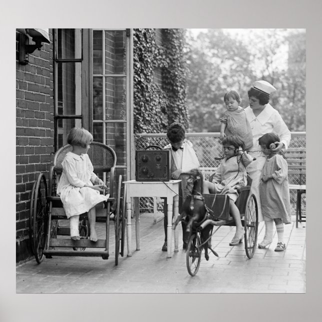 Leksak Horse Drawn Wagon, 1920-talet Poster (Framsidan)