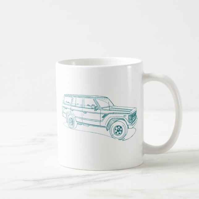Leksak LandCruiser FJ60 1980-90 Kaffemugg (Höger)