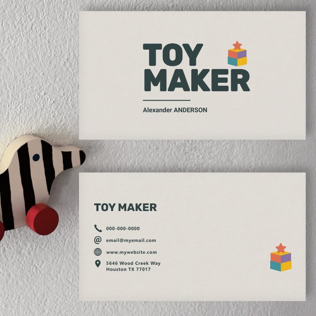 Leksak Maker Visitkort (Toy Maker Business Card)