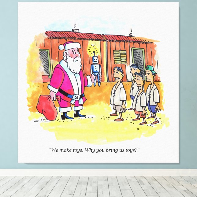 Leksak Makers kanvastryck (Insitu (trägolv))