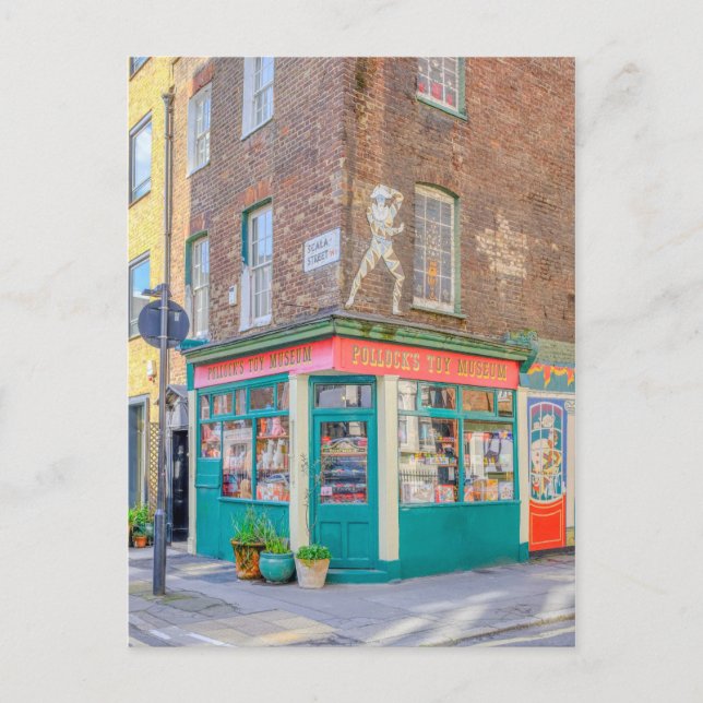 Leksak Museum, Fitzrovia London UK Vykort (Framsida)