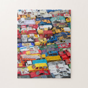 Leksak och Lastbilar Puzzle Pussel