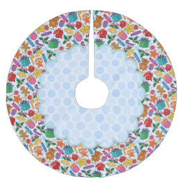 Leksak och Treats julgranar Julgransmatta Borstad Polyester