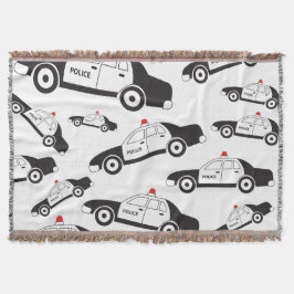 Leksak polisbilskonstruktion filt