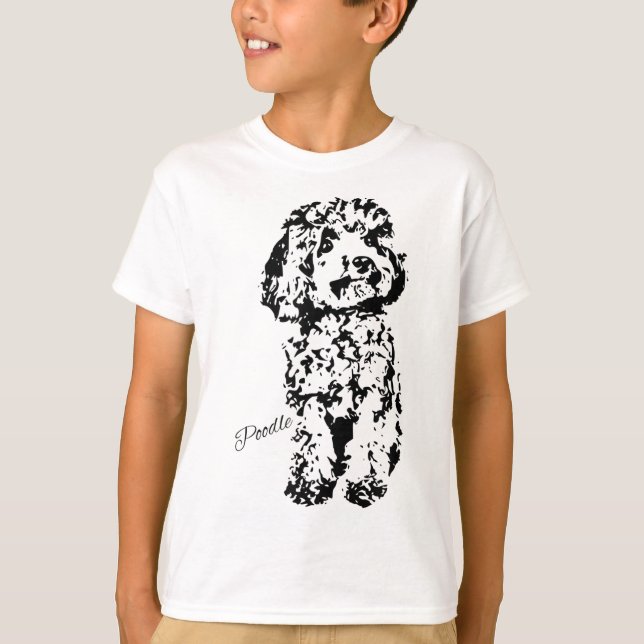 Leksak Pudel Cute Hund älskare ger kvinnor standar T Shirt (Framsida)