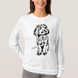 Leksak Pudel Cute Hund älskare ger kvinnor standar T Shirt