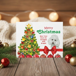 Leksak Pudel God jul-kort Helg Vykort