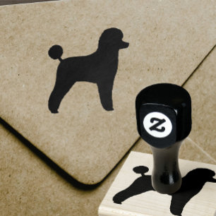 Leksak Pudel Hund aveln Silhouette Stämpel