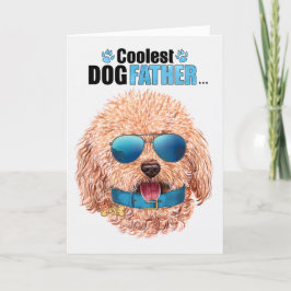 Leksak Pudel Hund Kolest Pappa Fars dag Helgkort