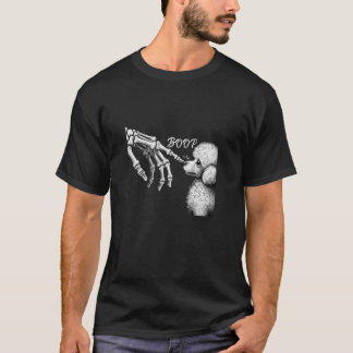 Leksak Pudel Skeleton Hand Boop Halloween Pet Wome T Shirt