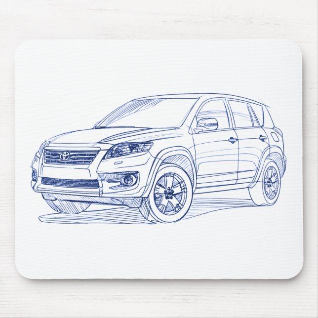 Leksak Rav4 2011 Musmatta (Framsidan)