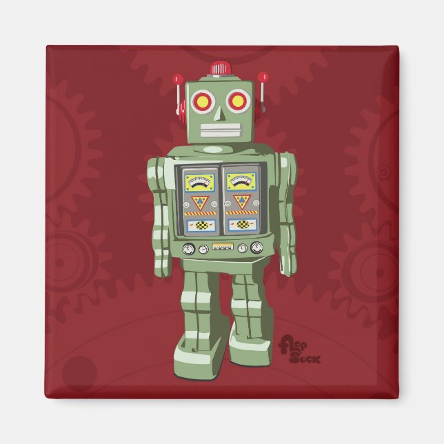 Leksak Robot Magnet (Framsidan)
