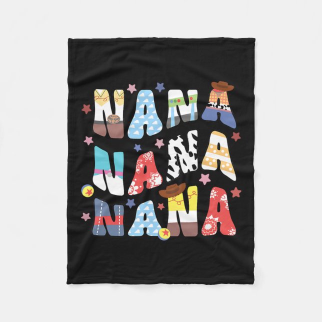 Leksak Rollig Historia Mormor Morfar Mors Dag Far Fleecefilt (Framsidan)