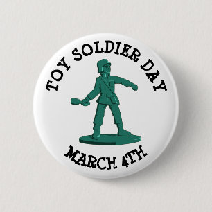 Leksak Soldat Day March 4:e underliga Helgdagarna  Knapp