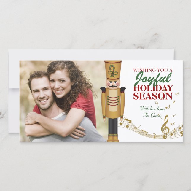 Leksak Soldier Jul Julhälsningar fotoport Julkort (Framsida)