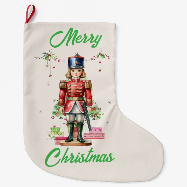 Leksak Soldier Julgran Stor Julstrumpa (Framsidan)