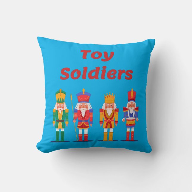 Leksak Soldier Nutcrackers Dekorativ kudde (Framsida)