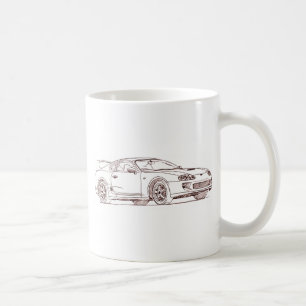 Leksak Supra 1996 skissar Kaffemugg
