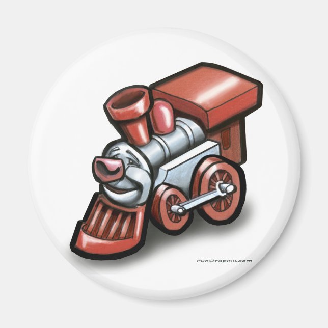 Leksak Tåg Magnet (Framsidan)
