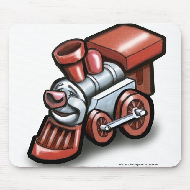 Leksak Tåg Musmatta (Framsidan)
