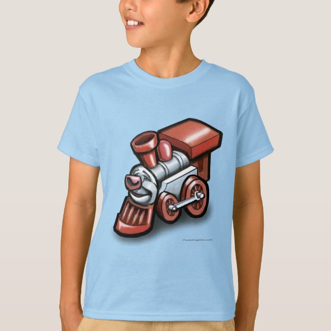 Leksak Tåg T Shirt (Framsida)