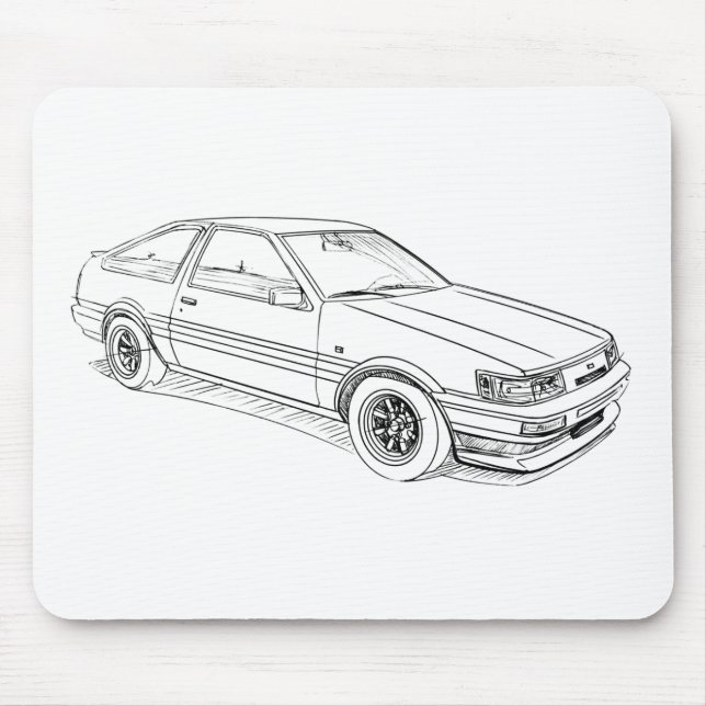 LeksakCorolla Trueno Levin AE86 Musmatta (Framsidan)