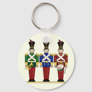 Leksaken tjäna som soldat Keychain Nyckelring