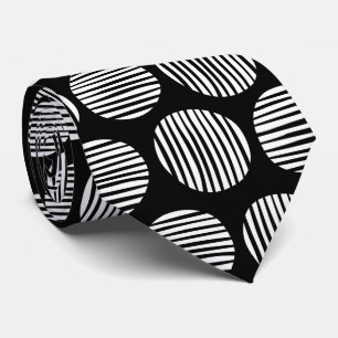 Leksaker 190917 - Vit på svart Slips