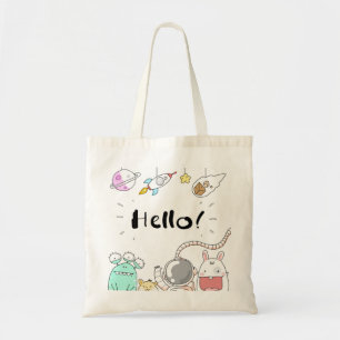 Leksaker Astronaut Rocket Planet Galaxy Alien Mons Tygkasse