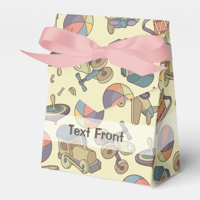 Leksaker-ikonbakgrund Presentaskar (Framsidan Sidan)