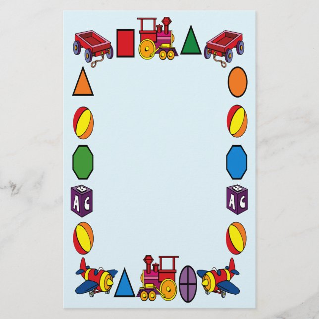 Leksaker Stationery Brevpapper (Framsida)