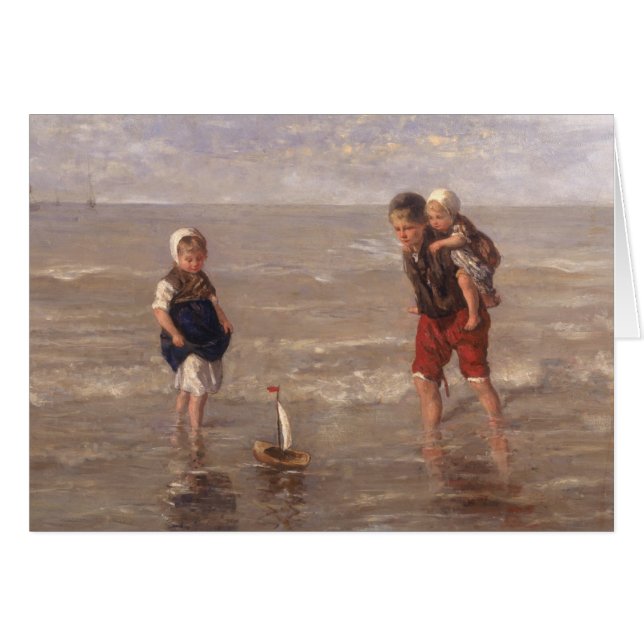 Leksakfartyget Hälsningskort (Framsidan Horizontal)