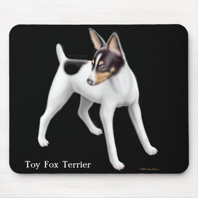 Leksakfoxterrier Mousepad Musmatta (Framsidan)