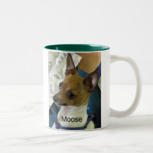 Leksakfoxterrier Två-Tonad Mugg