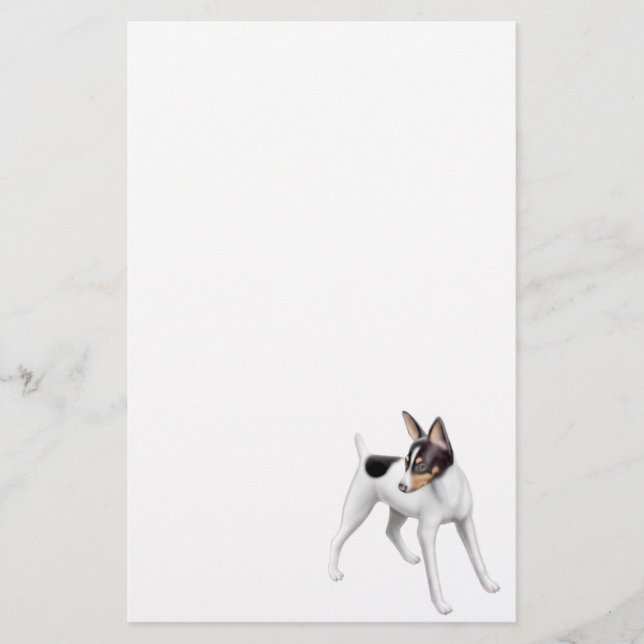 Leksakfoxterrierbrevpapper Brevpapper (Framsida)
