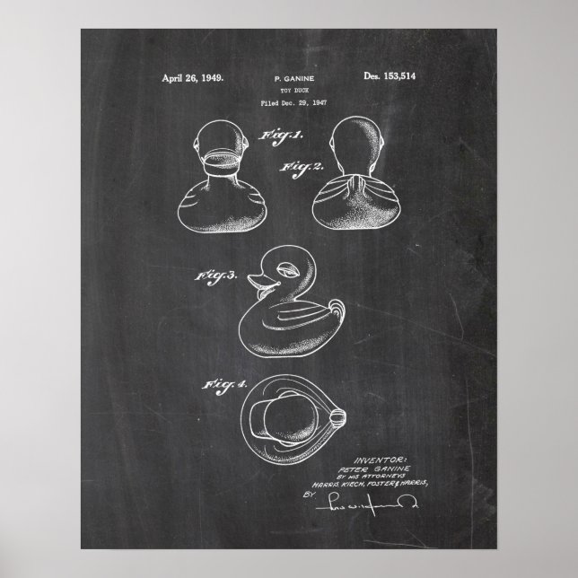 Leksaksand Patent Poster (Framsidan)
