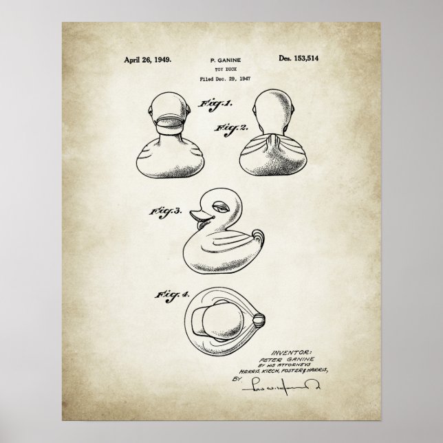 Leksaksand Patent Poster (Framsidan)