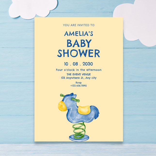Leksaksbaby shower inbjudningar (Skapare uppladdad)