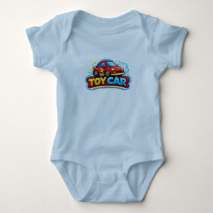 Leksaksbil Grafisk T-Shirt – Rollig Barns Racingfo