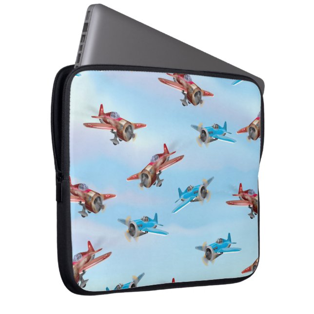 Leksaksflygplan Laptop Fodral (Framsidan Höger)