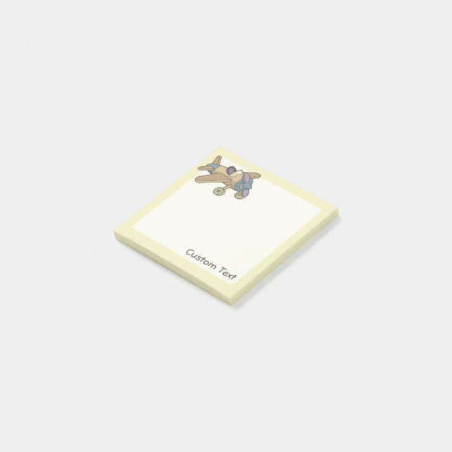 Leksaksflygplan Post-it Block (Vinklad)