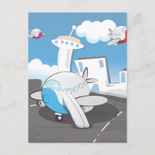 Leksaksflygplan Vykort