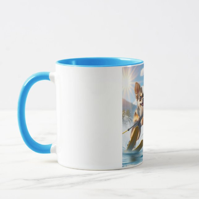 Leksakshundar vattenskidåkning! mugg (Vänster)